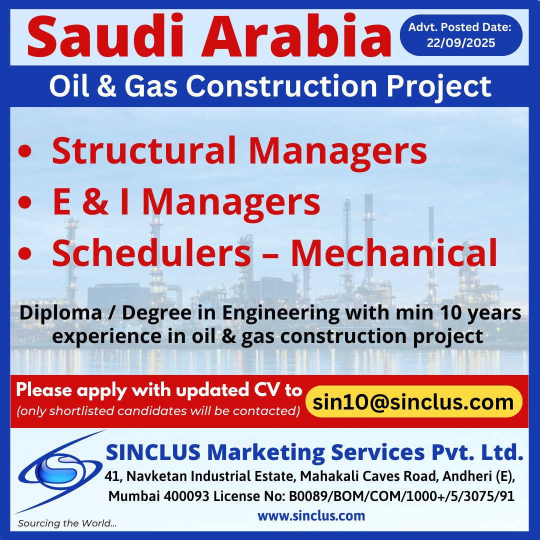 Oil & Gas Jobs Saudi Arabia