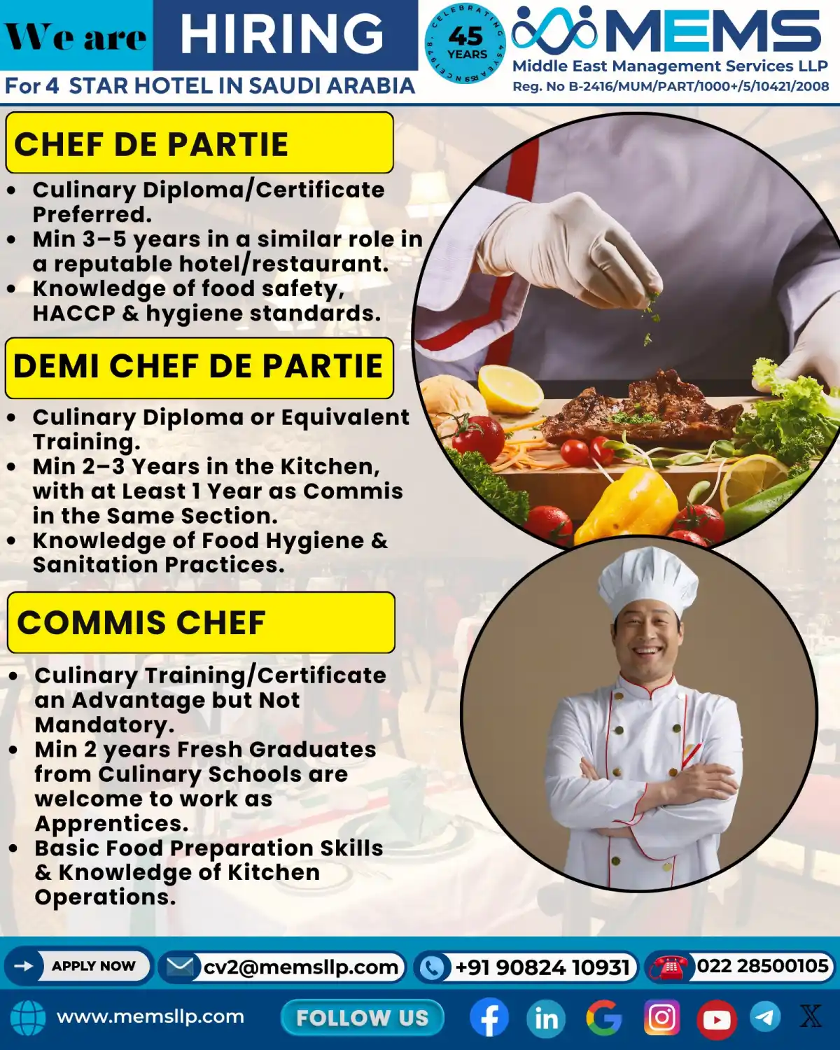 Chef Jobs in Saudi Arabia