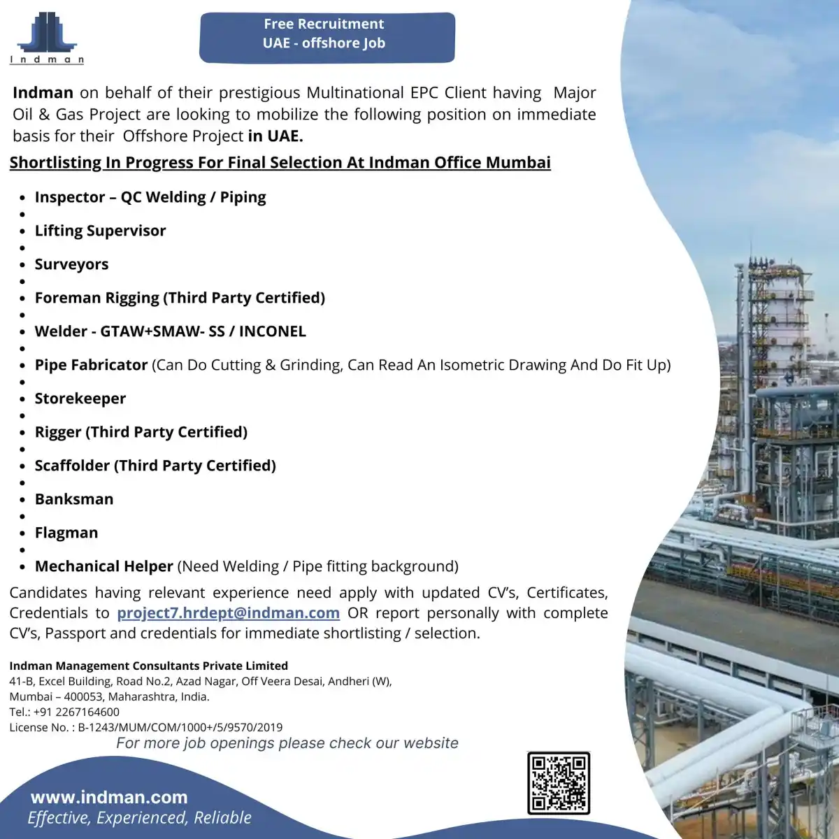 Offshore Jobs UAE