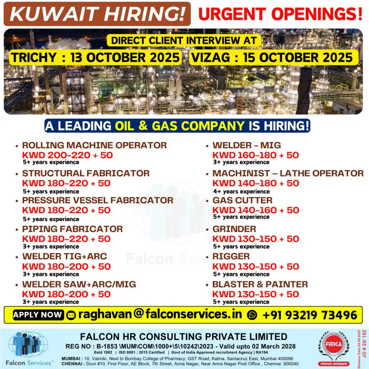 Kuwait Oil Gas Jobs 2025