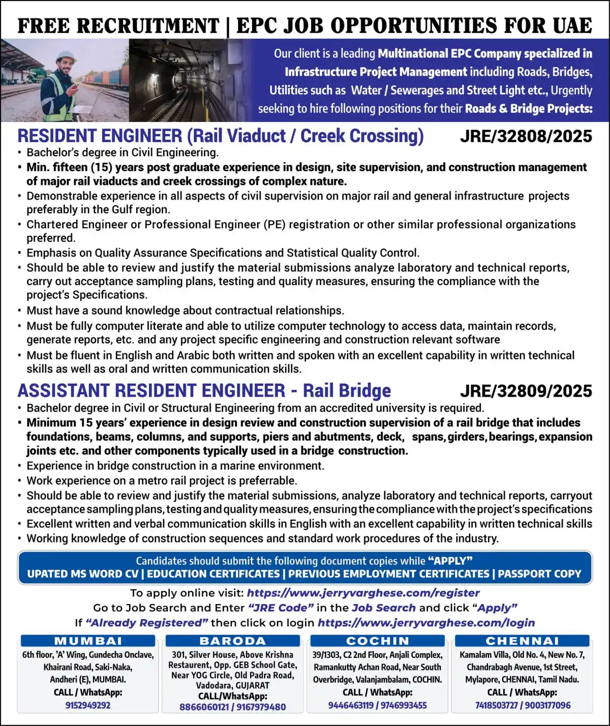 EPC Jobs UAE
