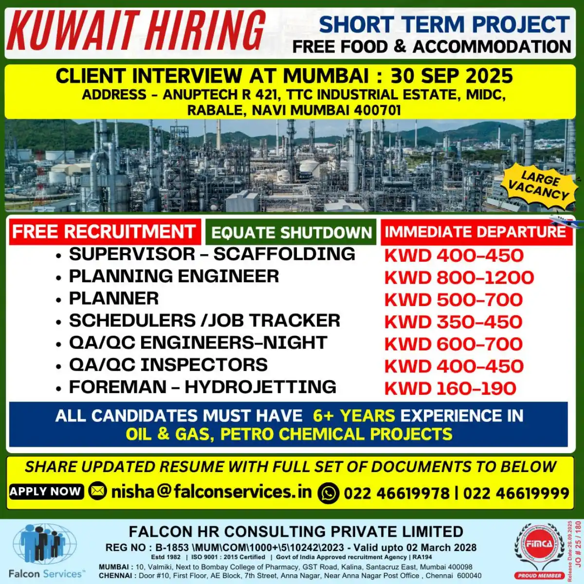 Kuwait Oil & Gas Jobs 2025