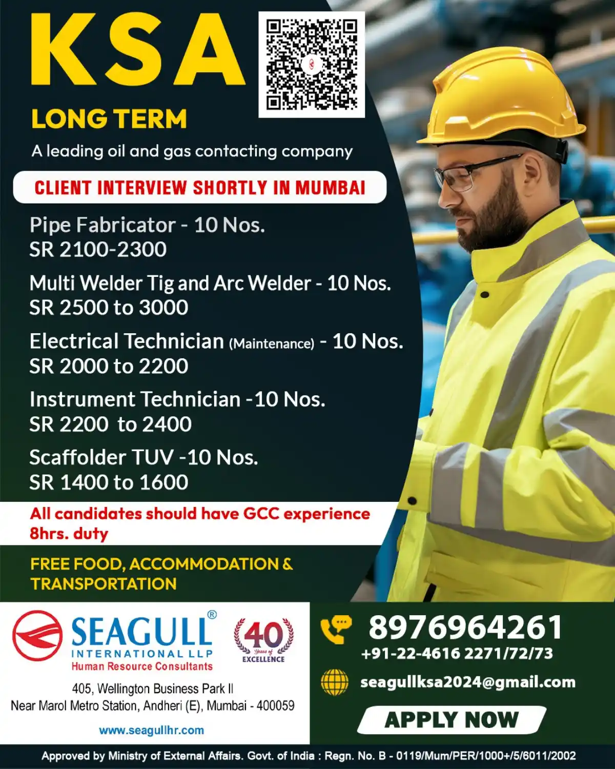 KSA Oil and Gas Job Openings