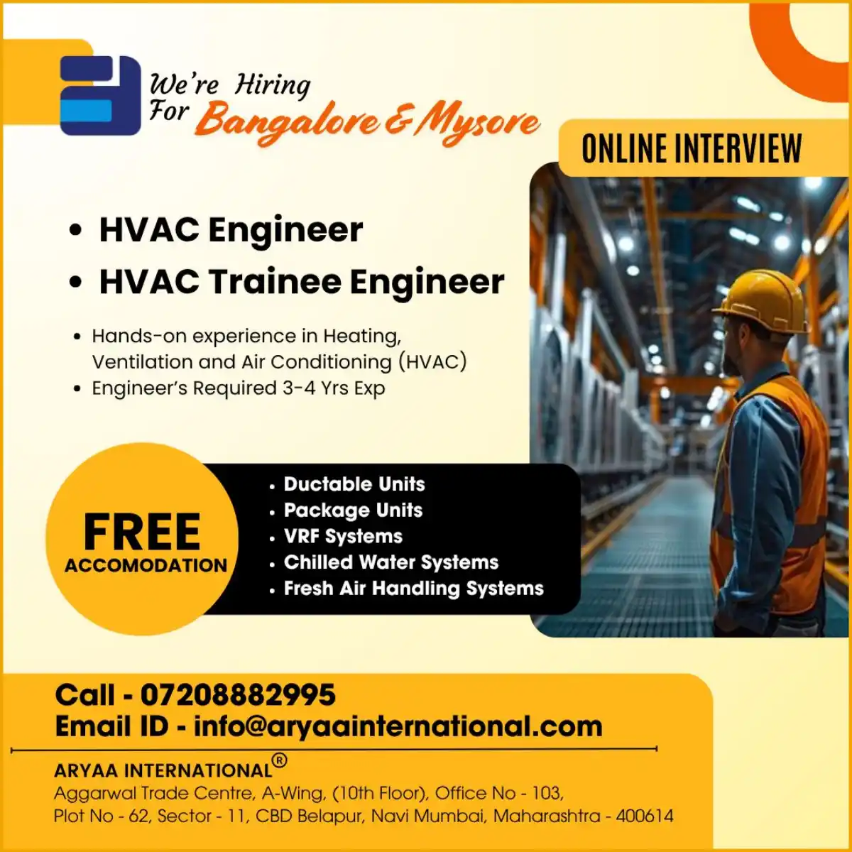 HVAC Jobs Openings