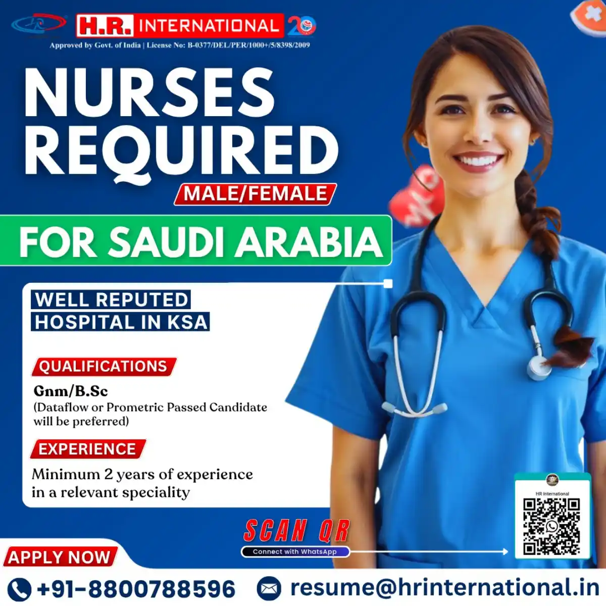 Nurses for KSA