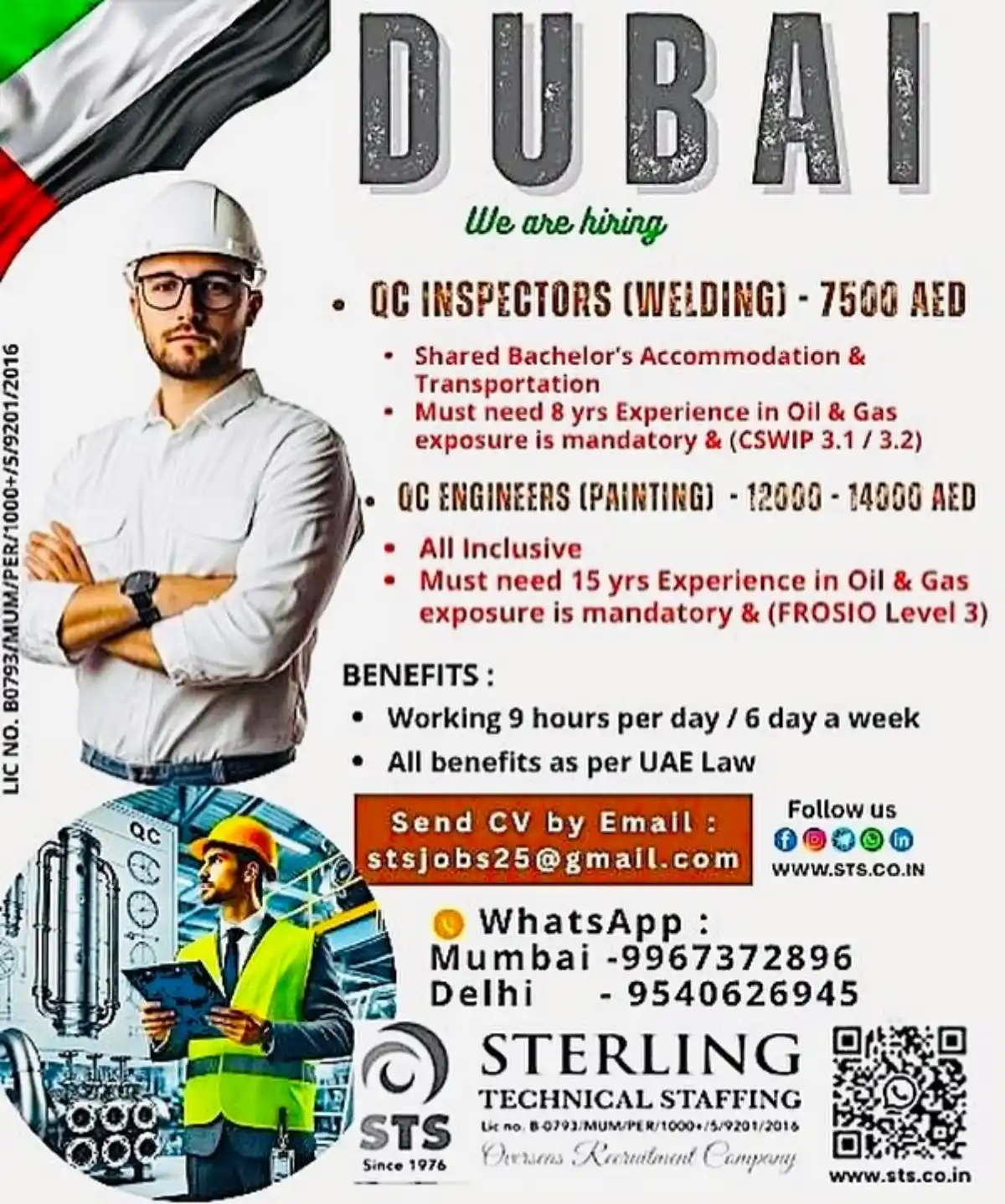 QC Jobs Dubai