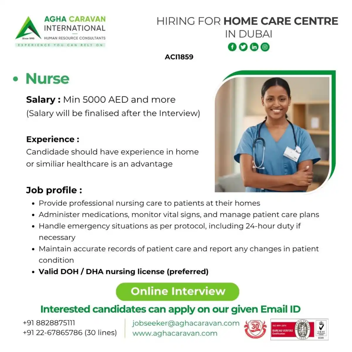 Nurse Job Dubai