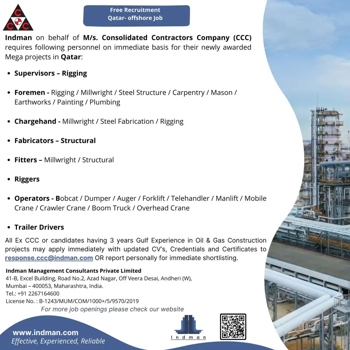 Offshore Jobs Qatar