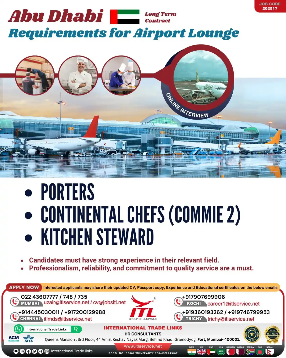 Airport Lounge Jobs Abu Dhabi