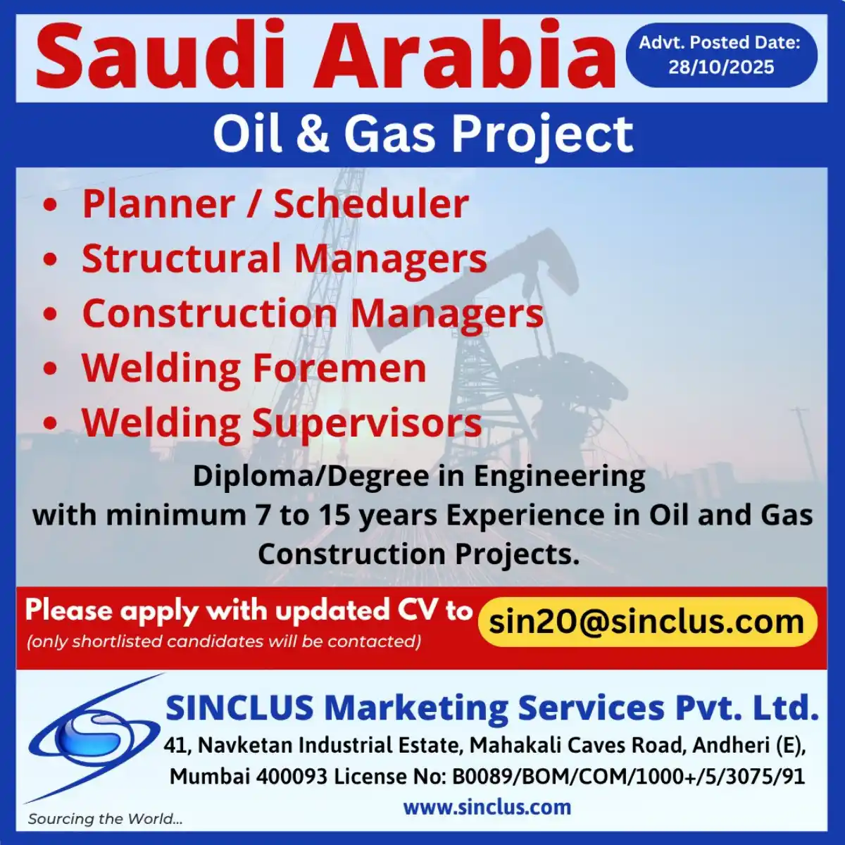 Oil & Gas Jobs KSA