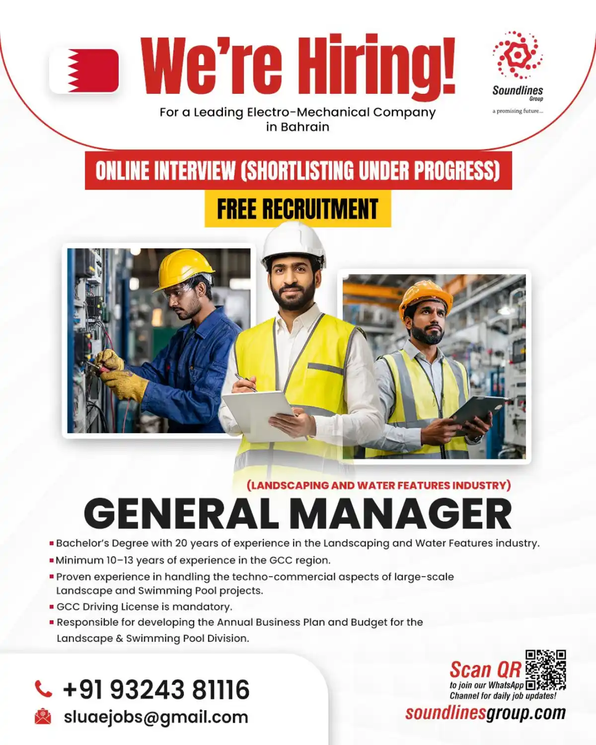GM Job Bahrain