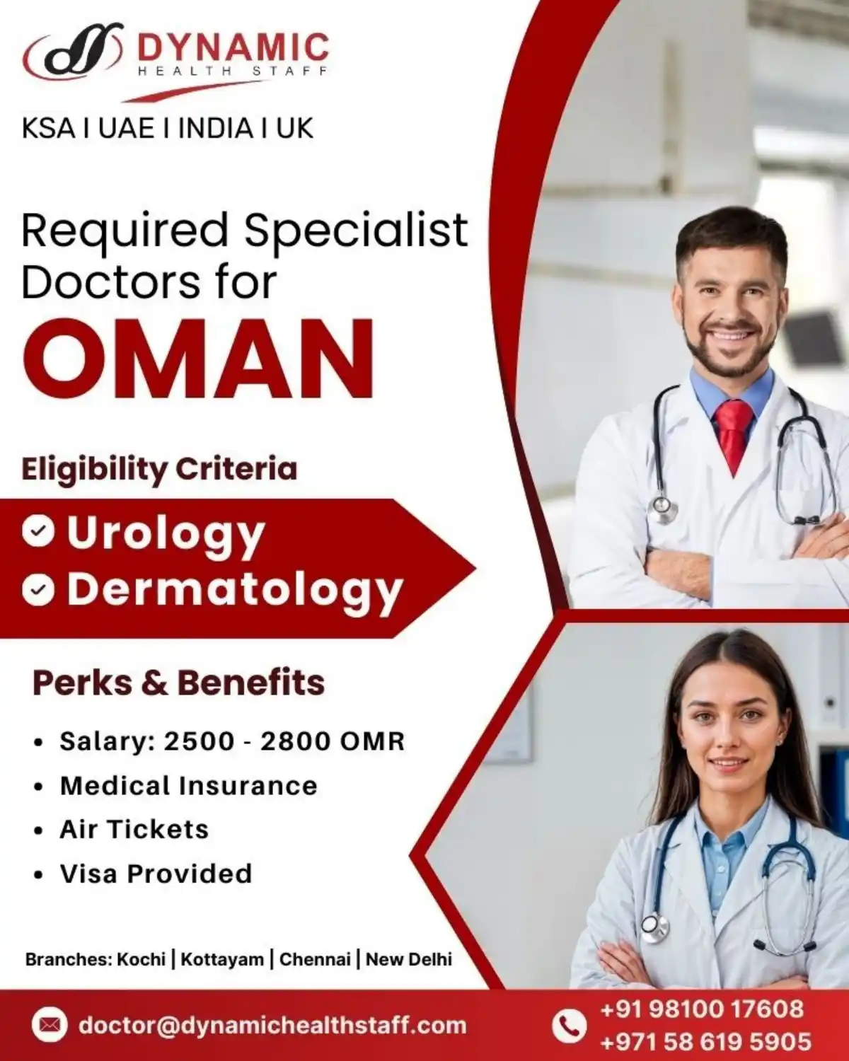 Specialist Doctors for Oman