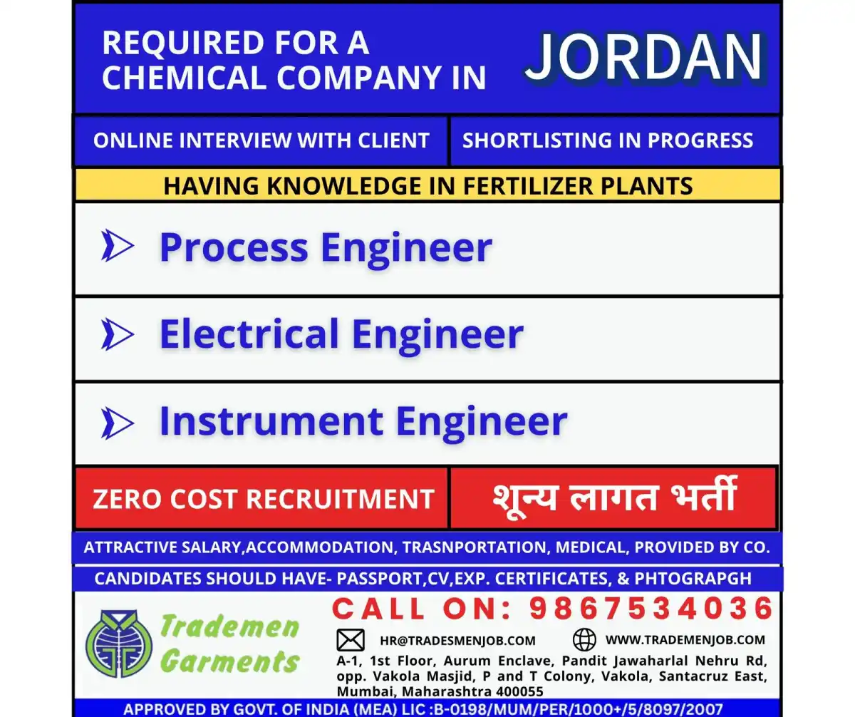 Engineer Jobs in Jordan