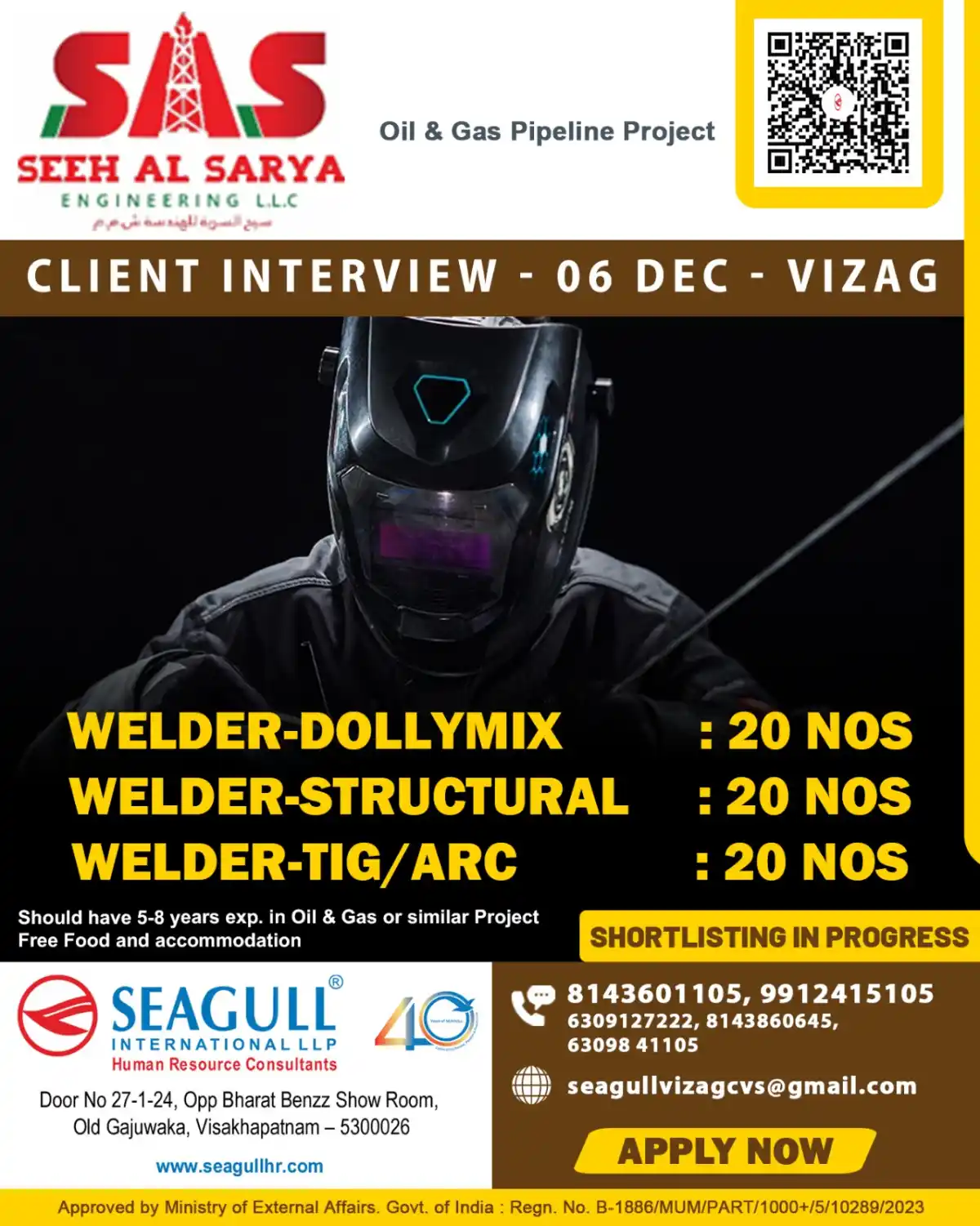 Welder Jobs Vizag