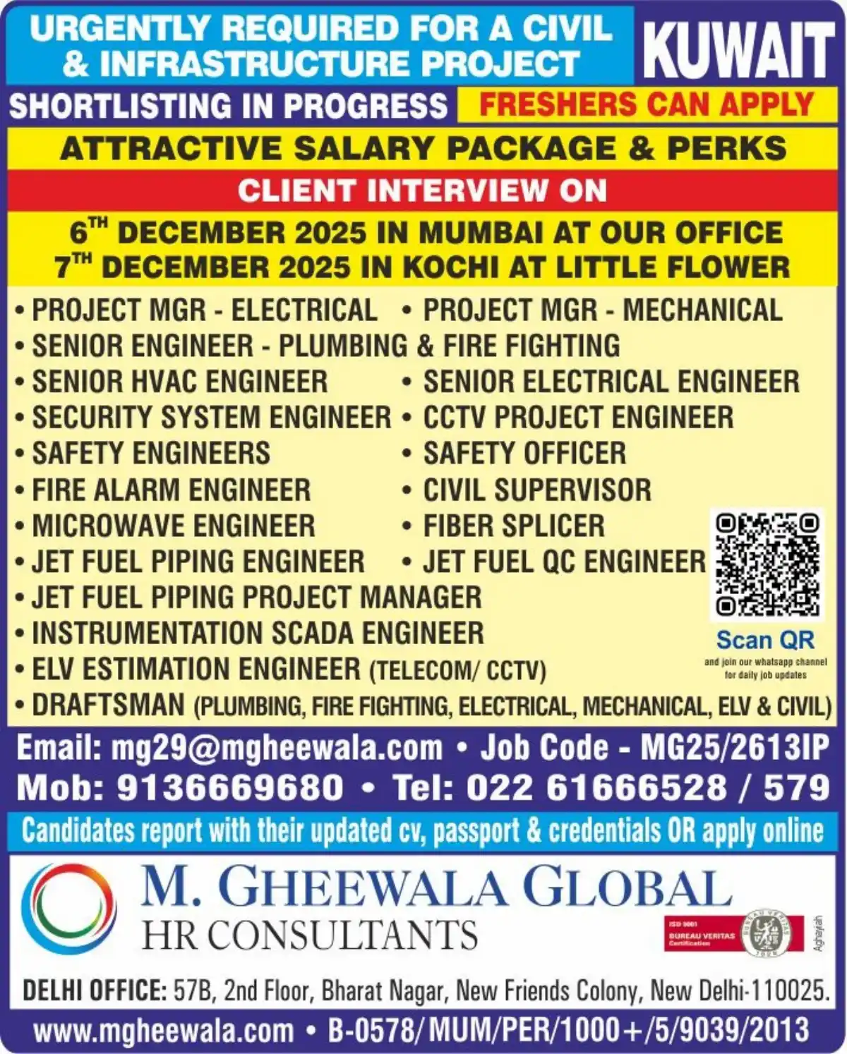 Civil Jobs Kuwait
