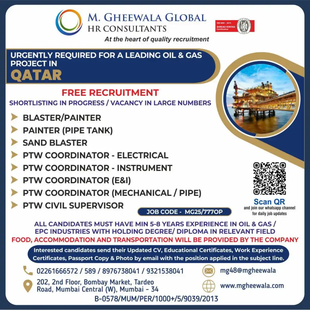 Oil & Gas Jobs Qatar