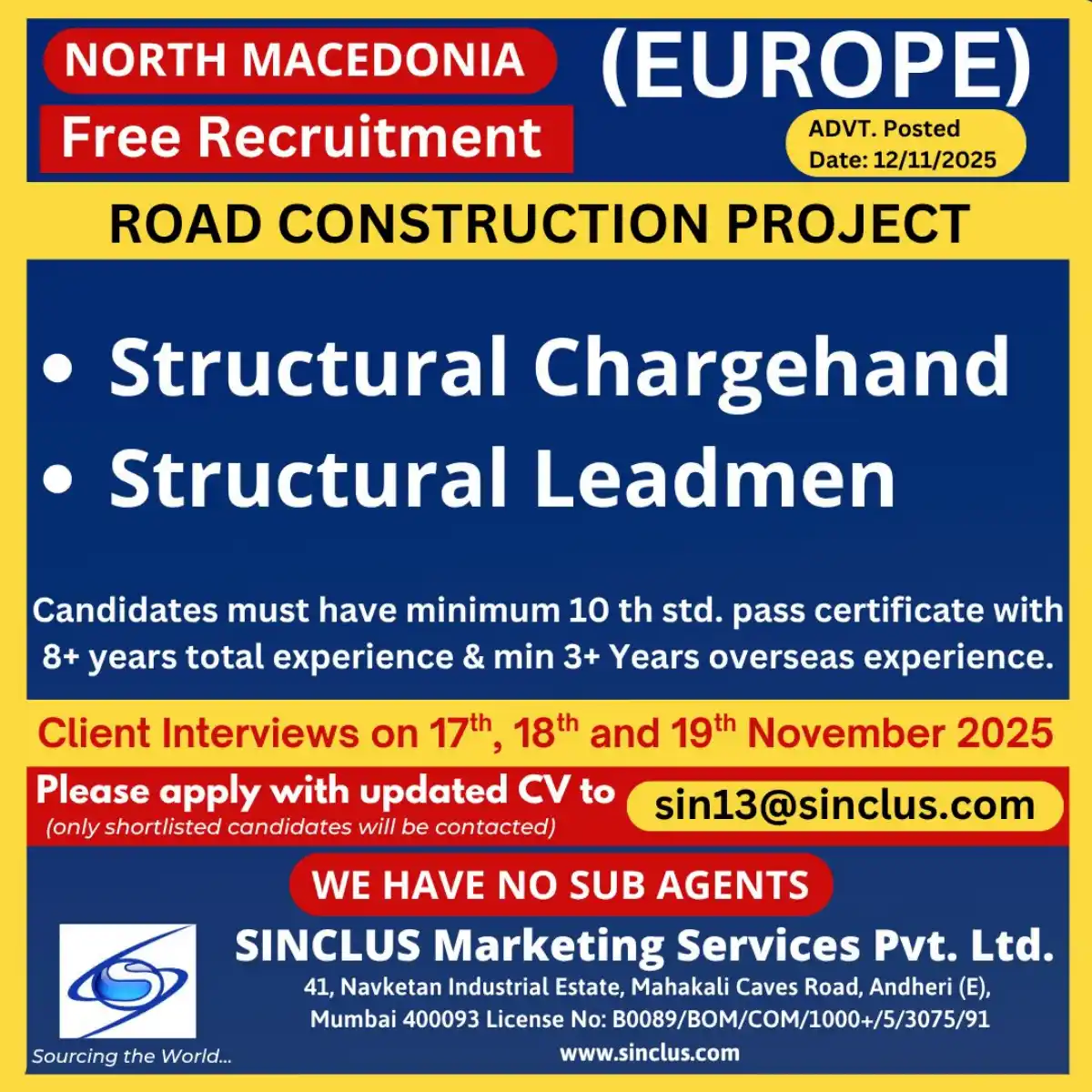 Structural Jobs in North Macedonia