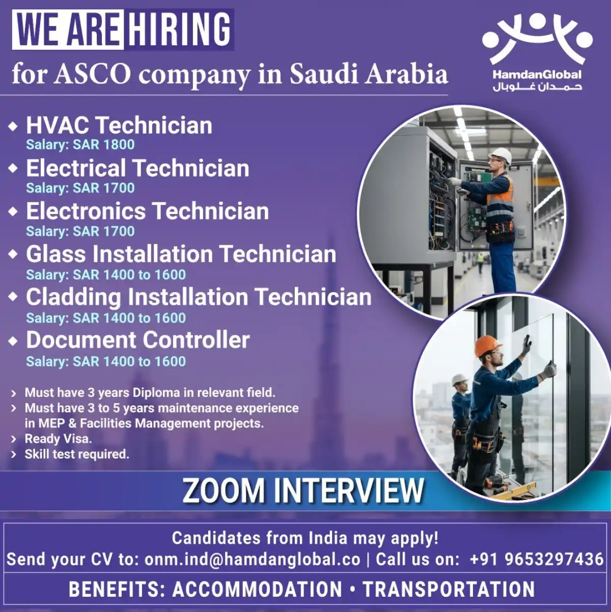 Technician Jobs at ASCO Saudi Arabia