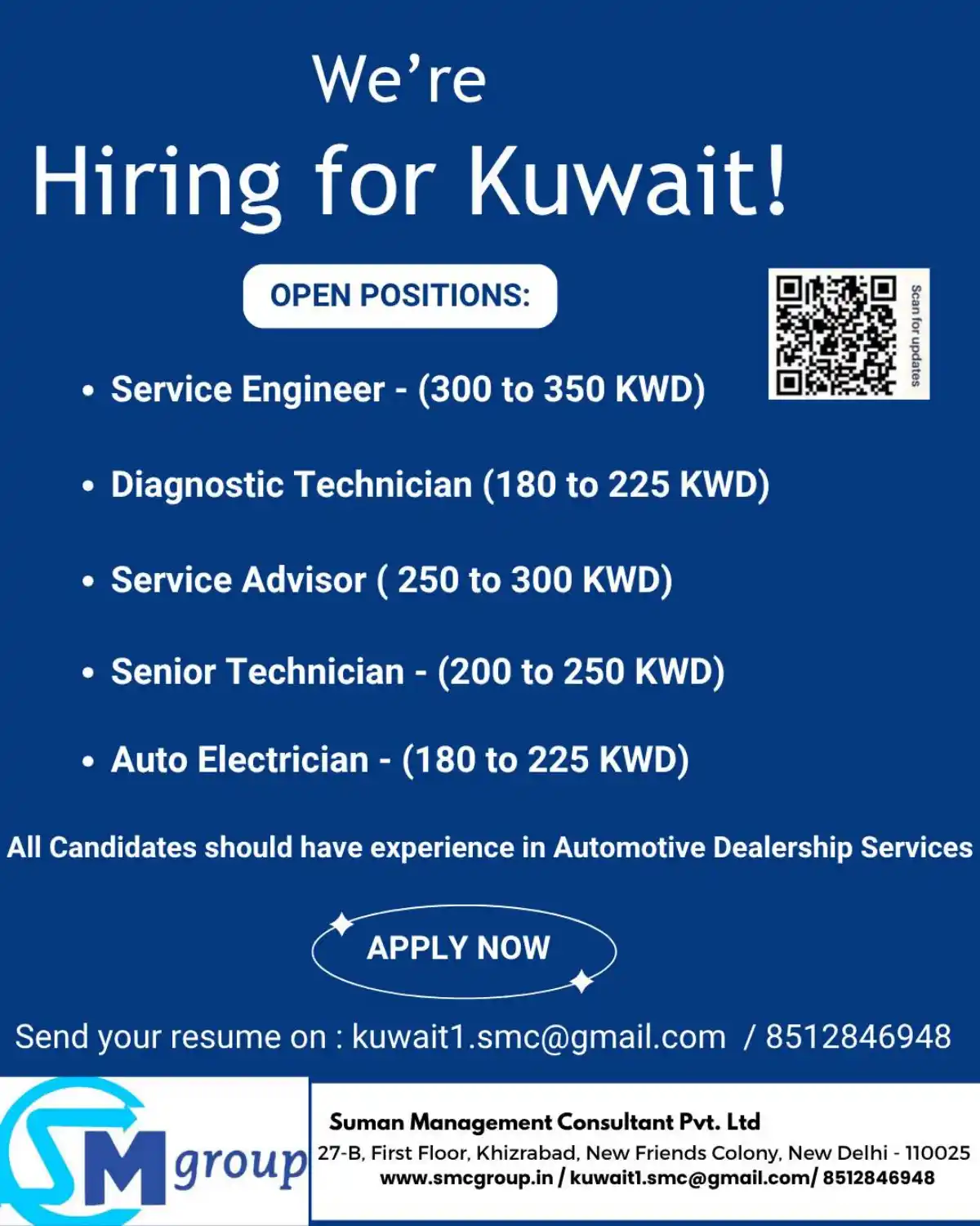 Kuwait Automotive Jobs
