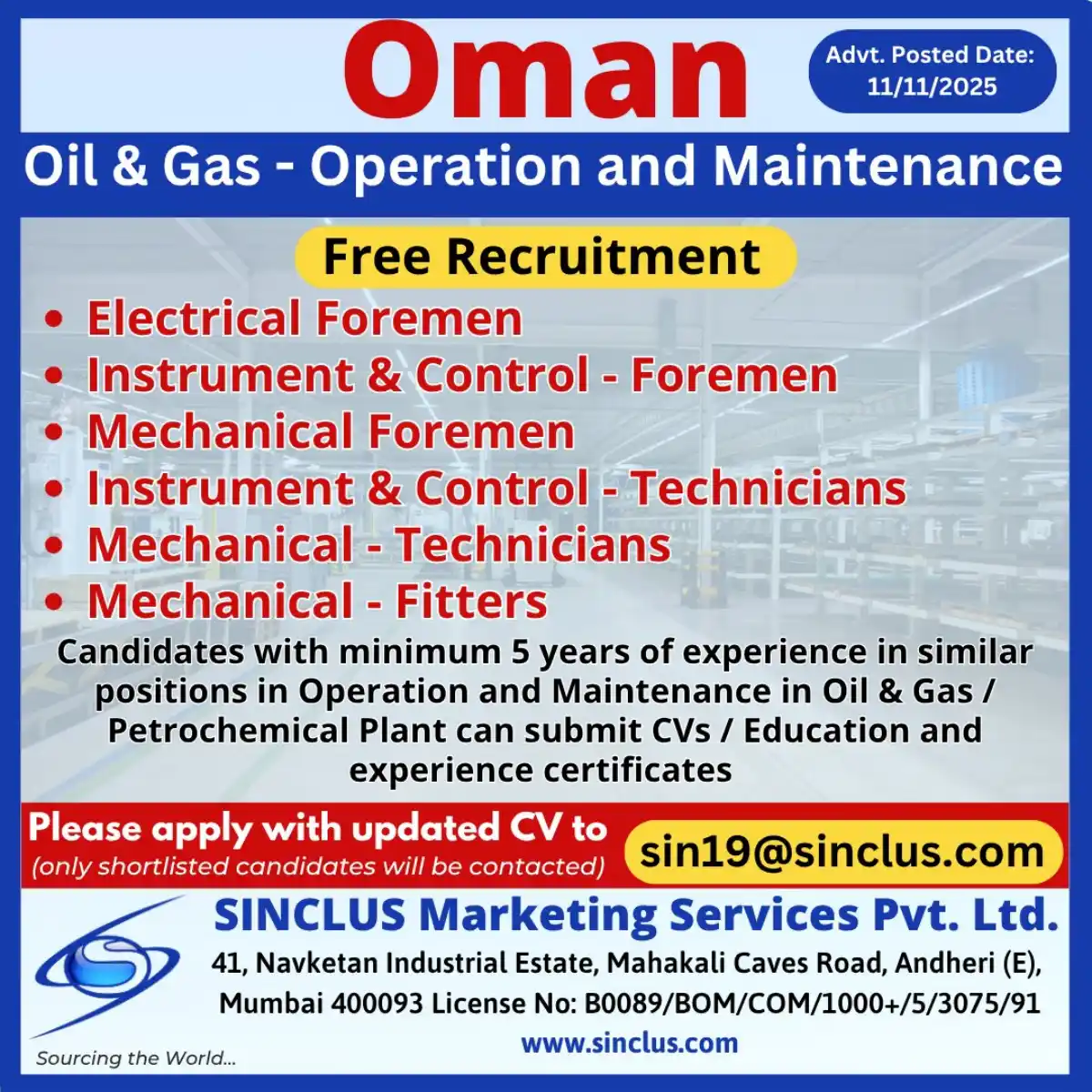 Oil & Gas Jobs Oman