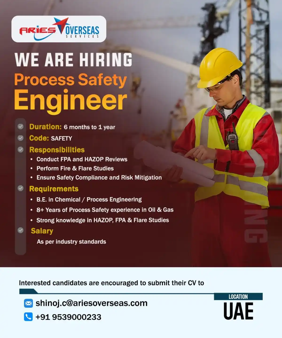 Process Safety Engineer Job