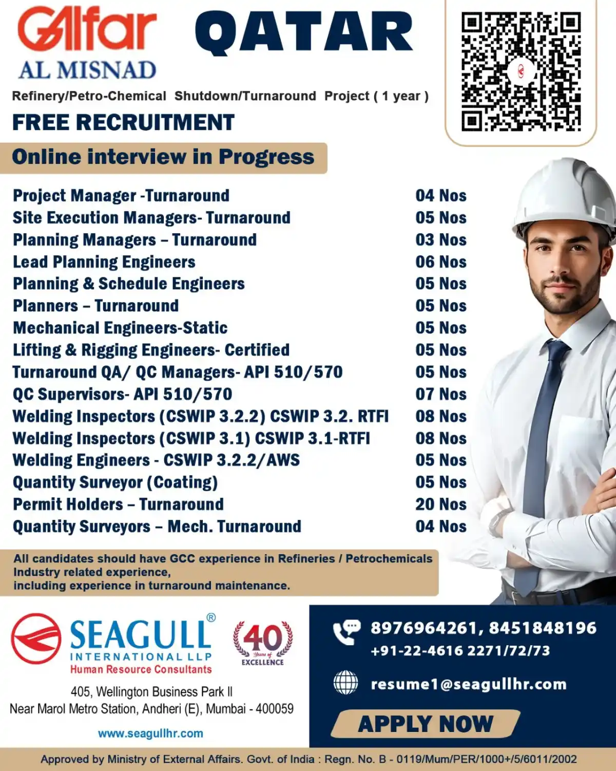 Refinery Jobs in Qatar