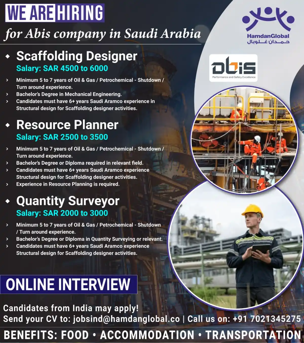 Hiring in Saudi Arabia