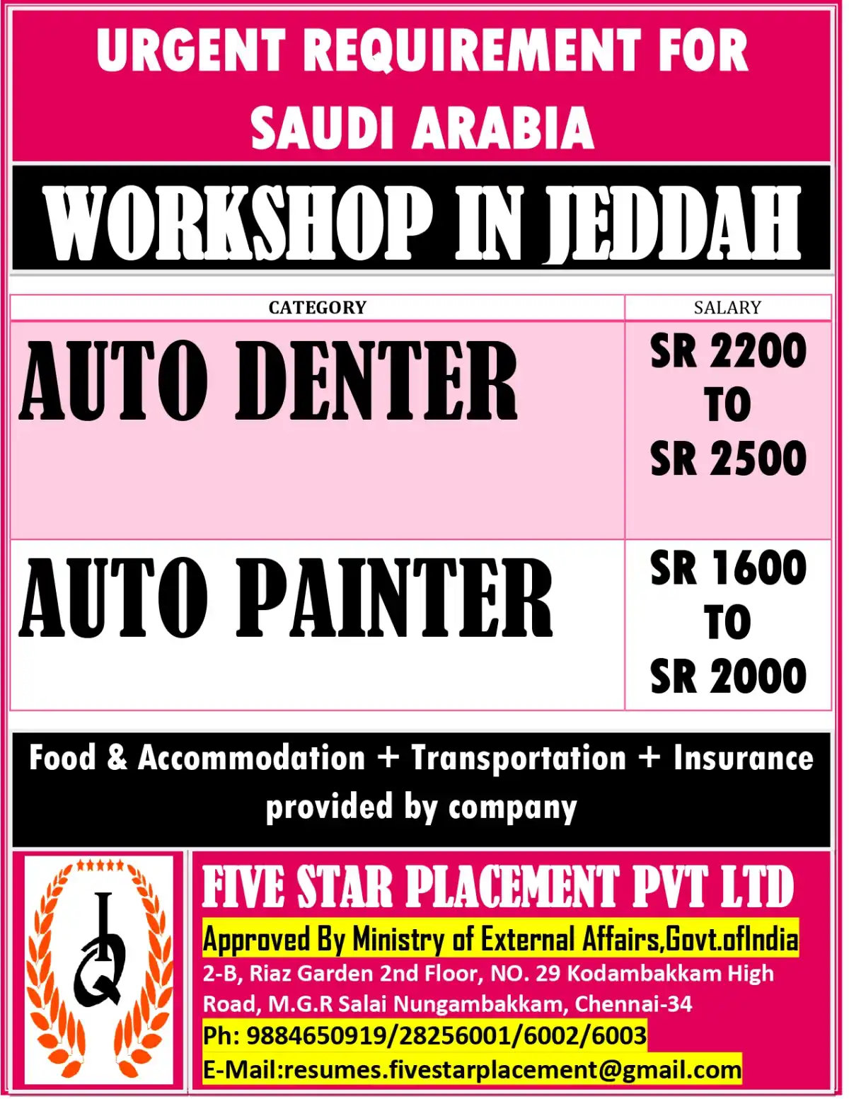 Auto Jobs in Jeddah