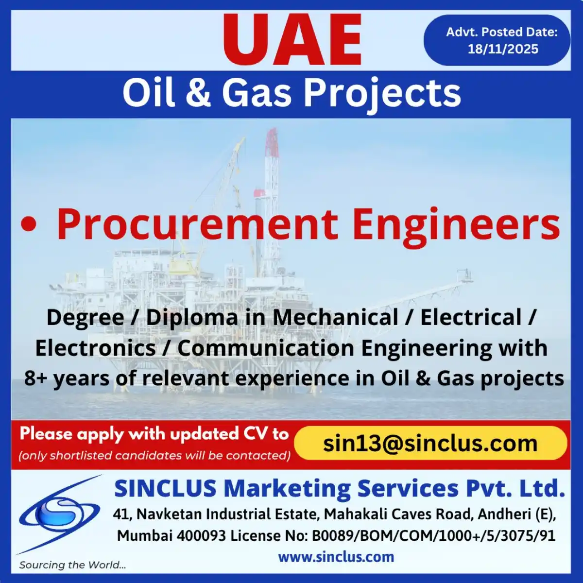 Procurement Engineer UAE
