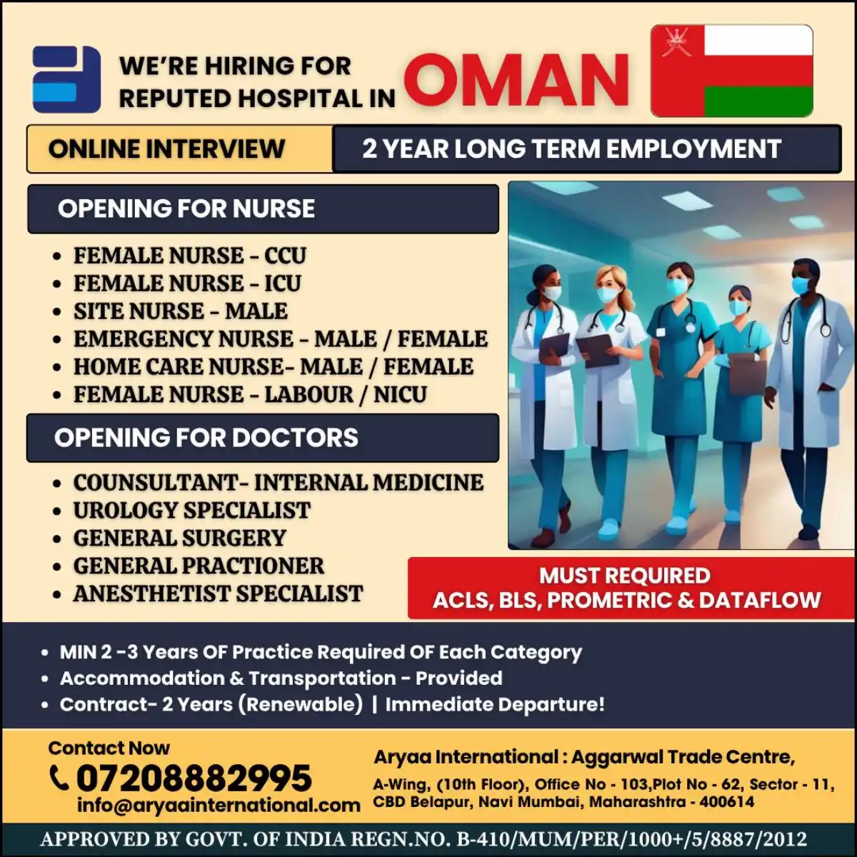 Nurse & Doctor Jobs Oman