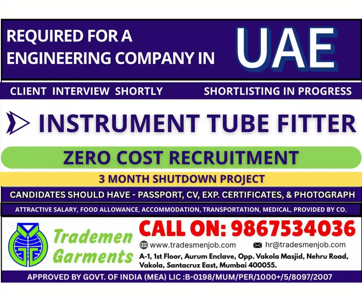 Instrument Tube Fitter – UAE