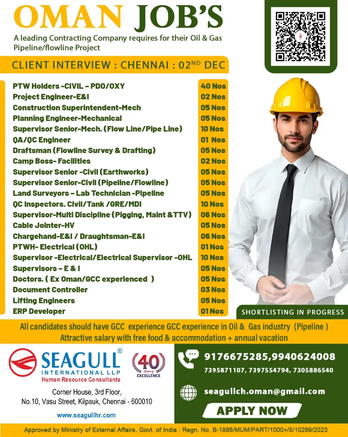 Oman Pipeline Project Jobs