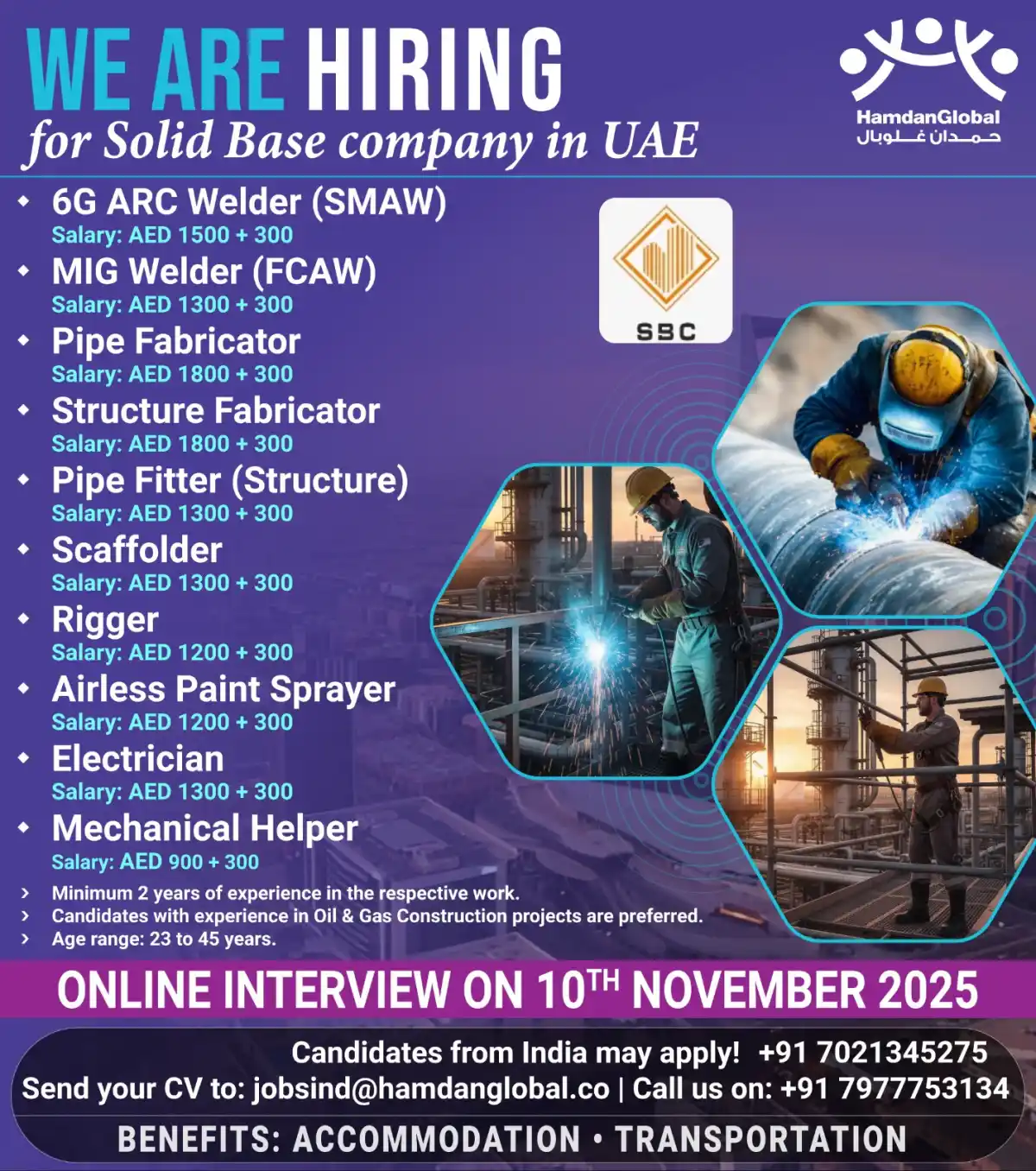 Hiring in UAE