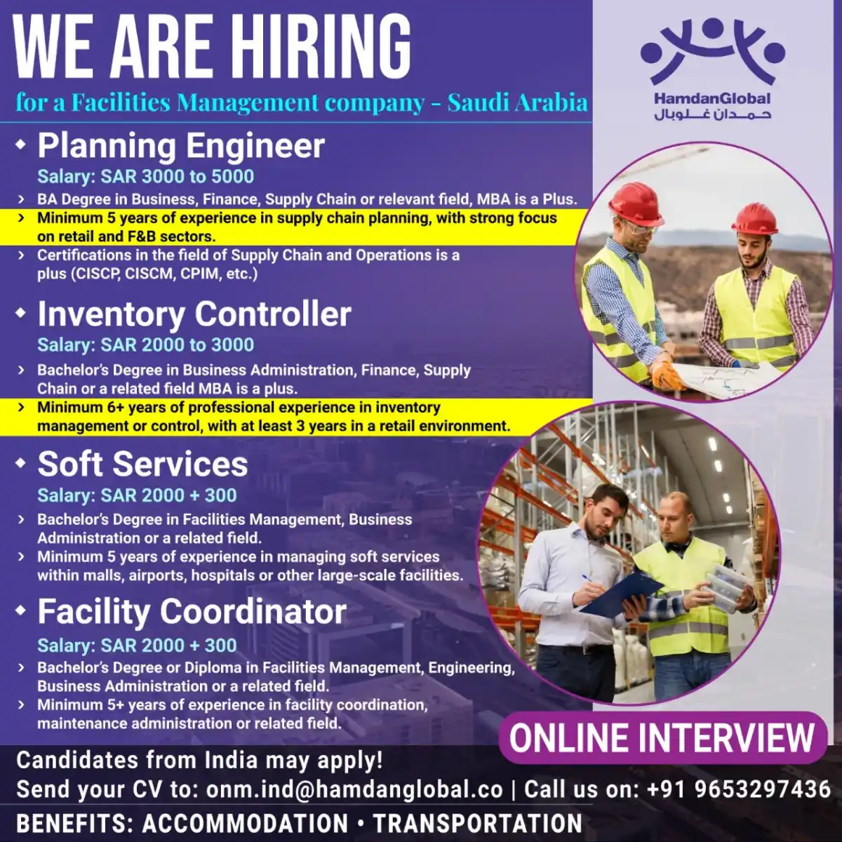 FM Jobs Saudi Arabia