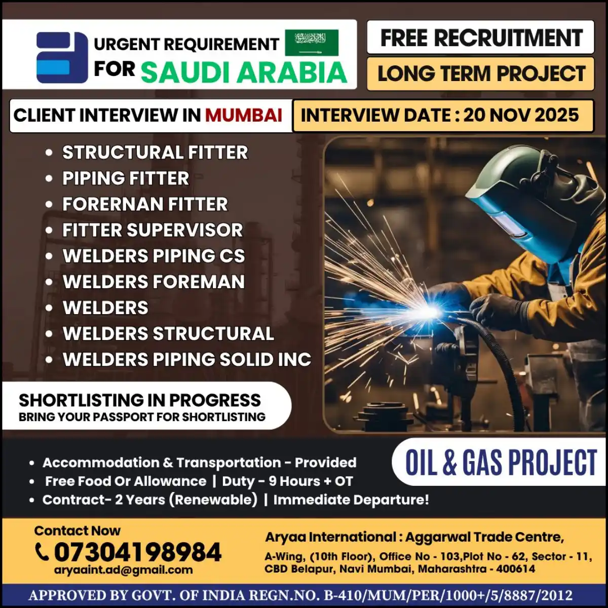 Saudi Arabia Oil and Gas Jobs