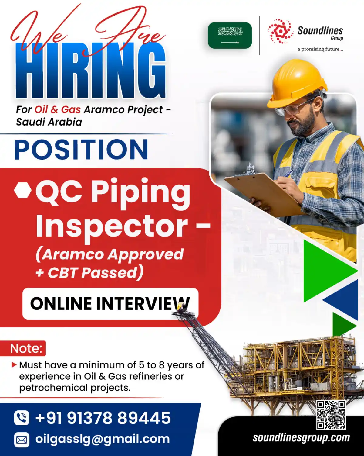 QC Piping Inspector Job