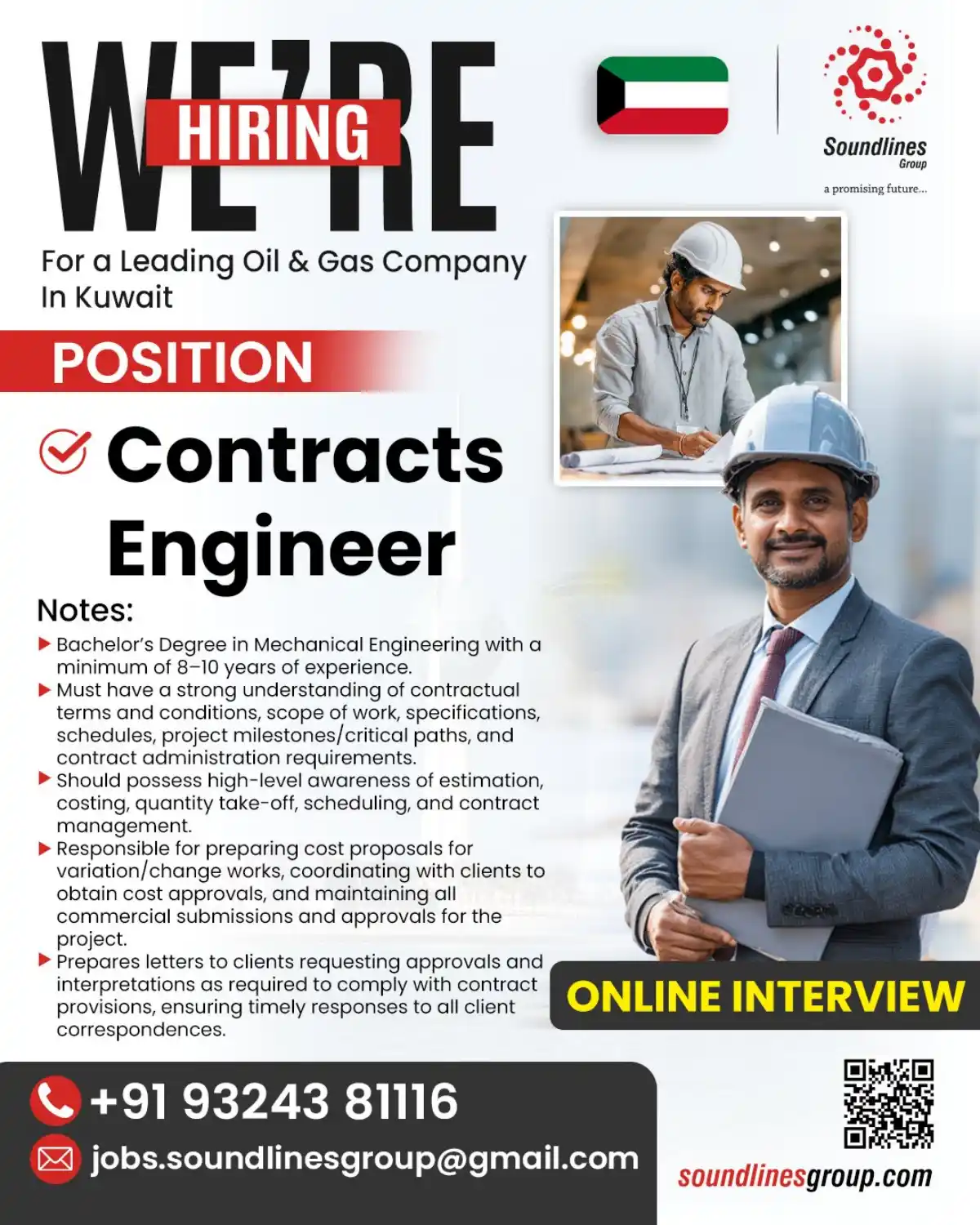 Contracts Engineer Job Kuwait