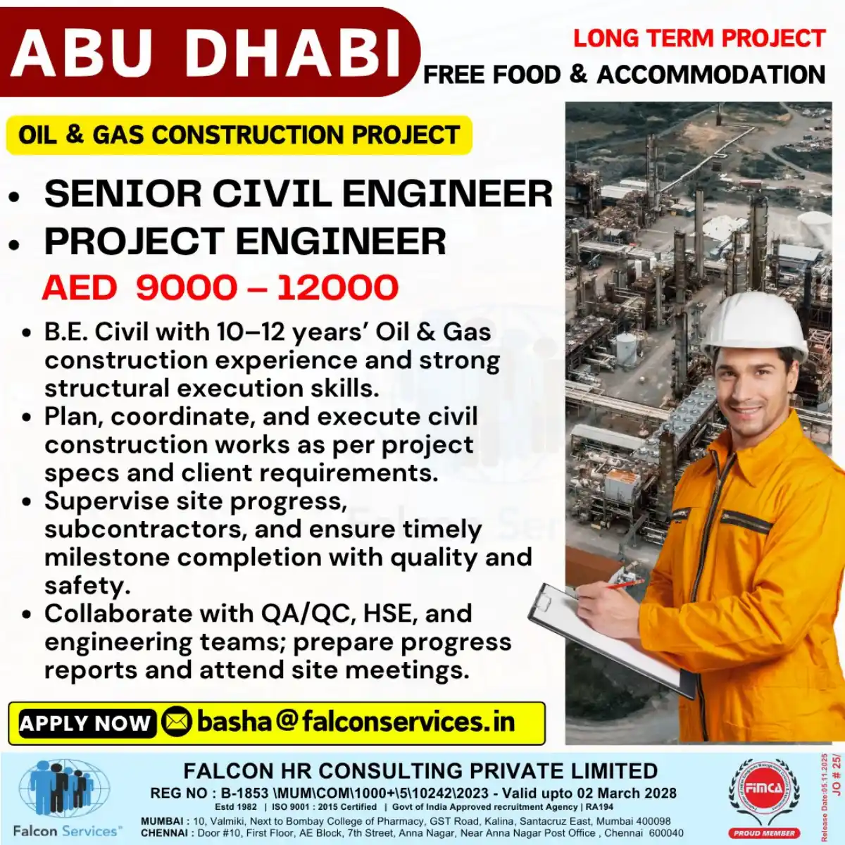 Senior Civil Engineer – Abu Dhabi
