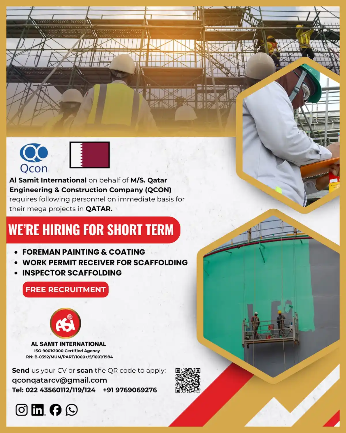 QCON Qatar Job Openings