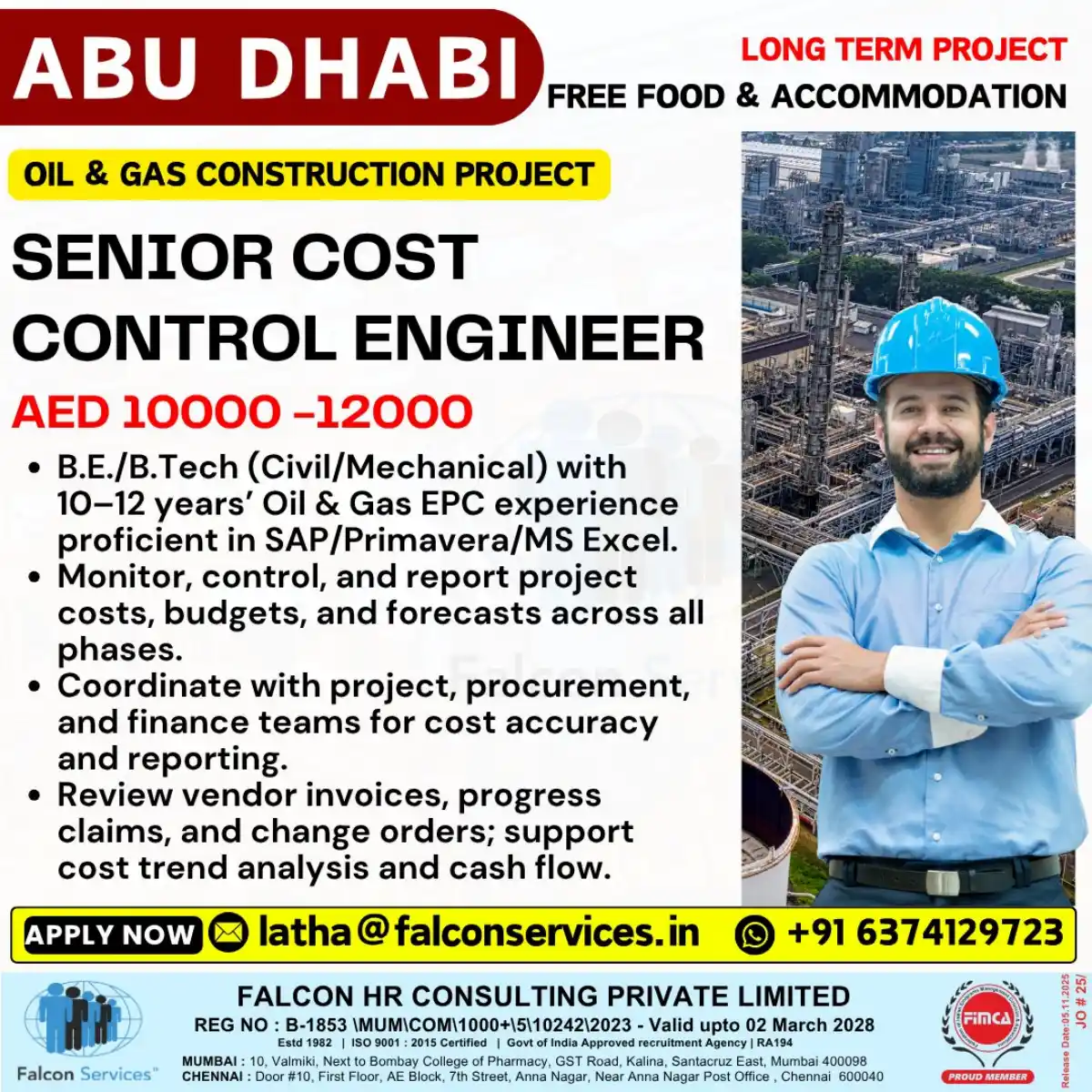Cost Control Engineer Job