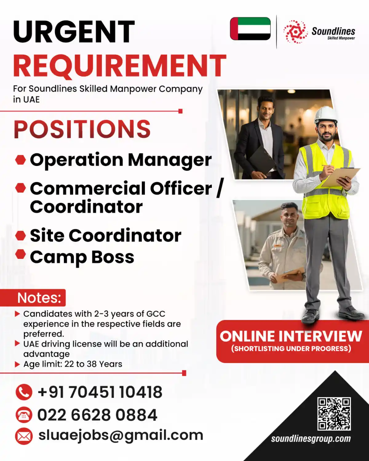 UAE Jobs Urgent
