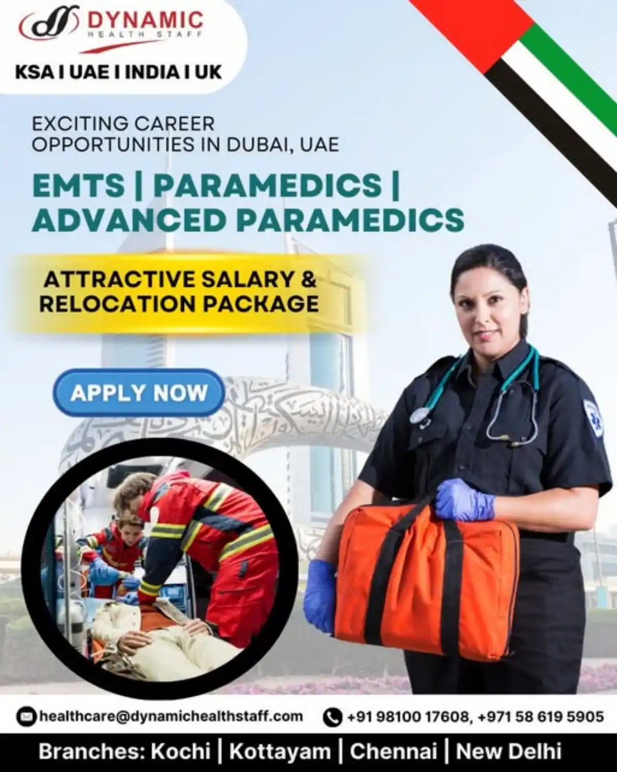 Paramedic Jobs in Dubai | Dynamic Health Staff