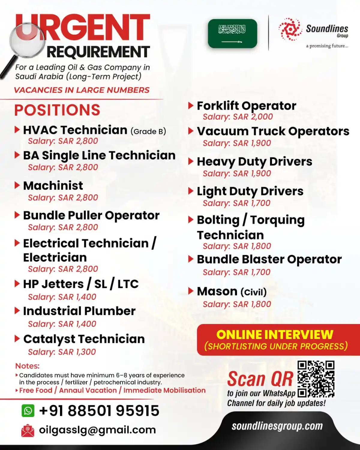 Oil & Gas Jobs – Saudi Arabia