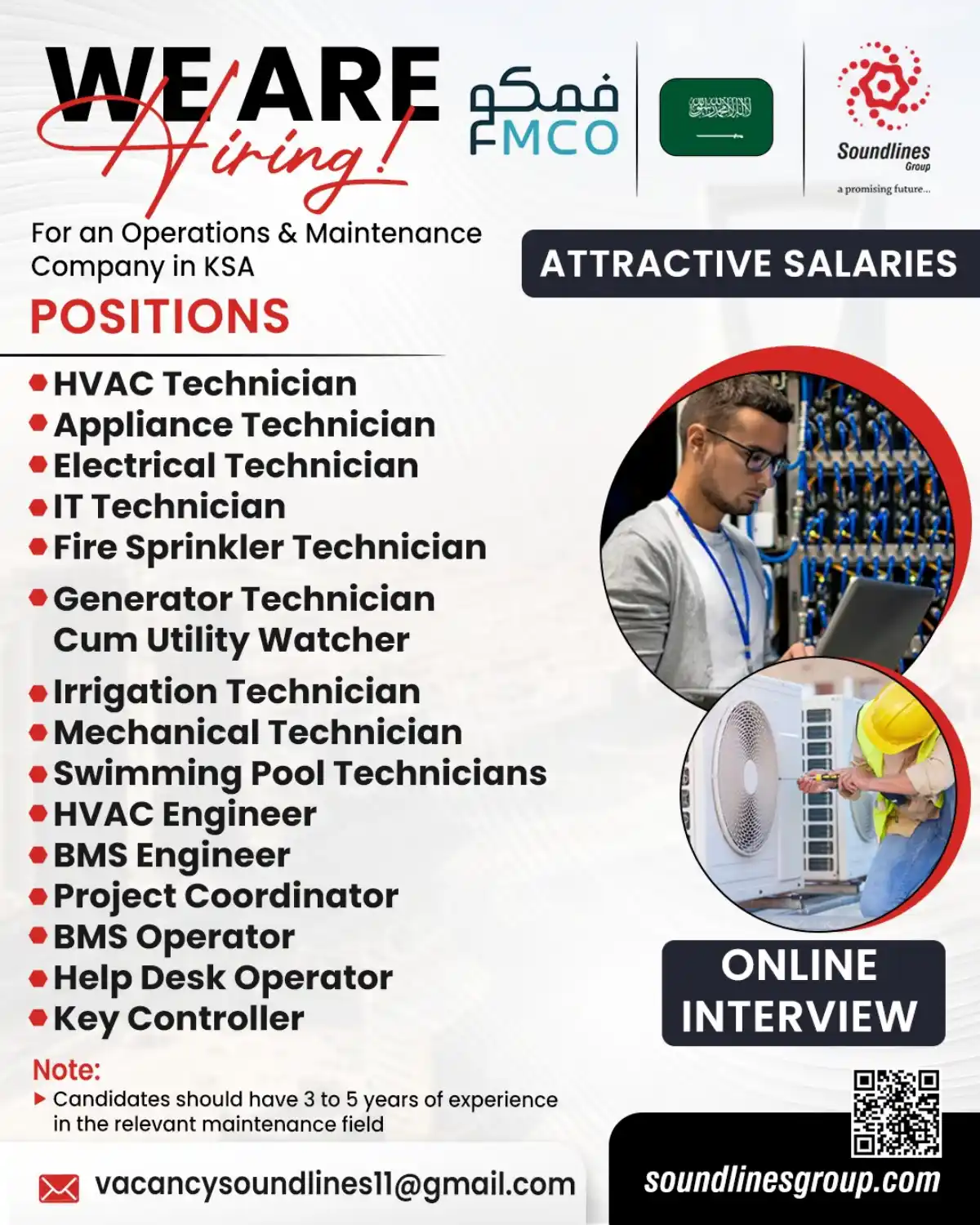 FMCO Jobs in KSA