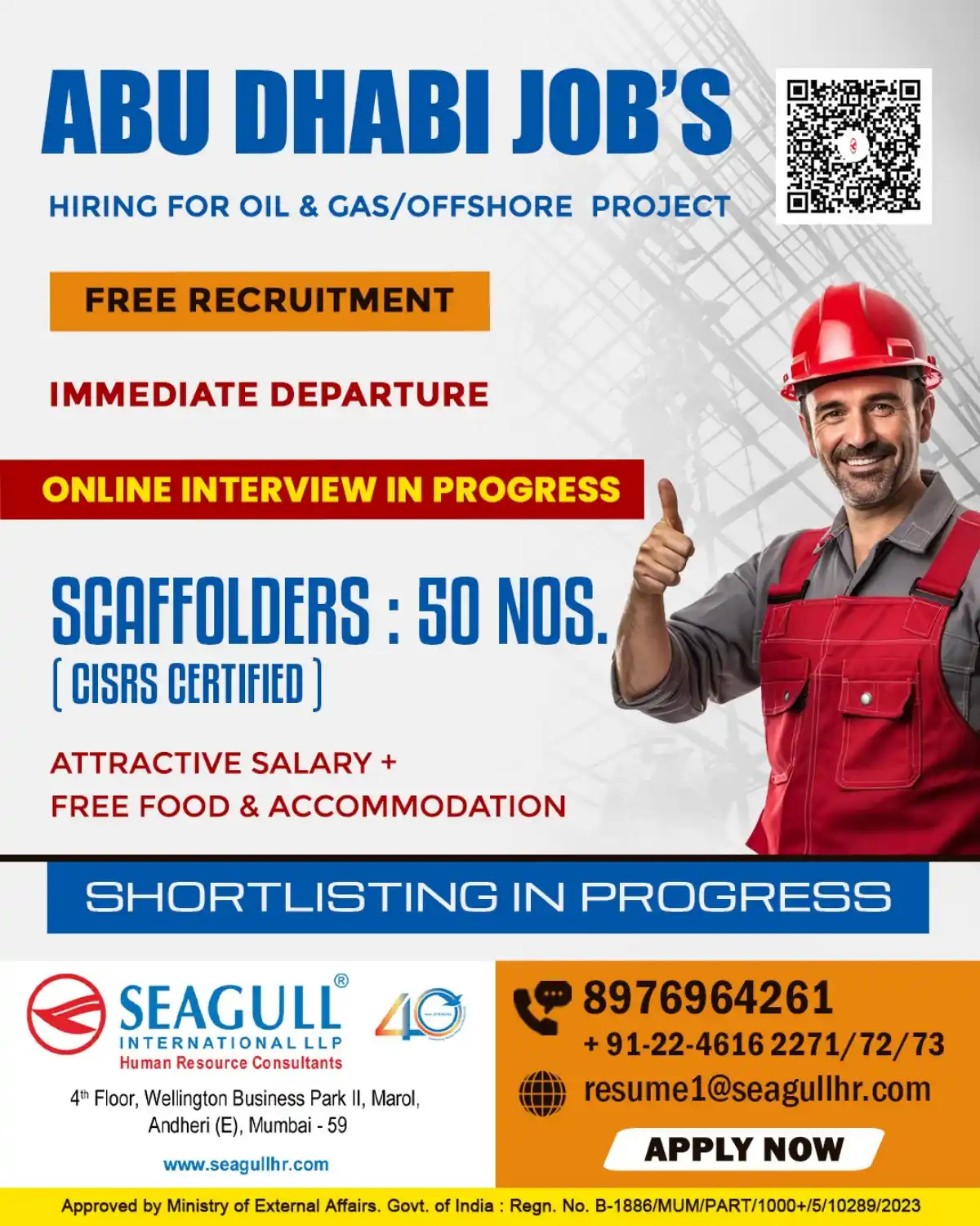 Scaffolder Jobs – Abu Dhabi Oil & Gas
