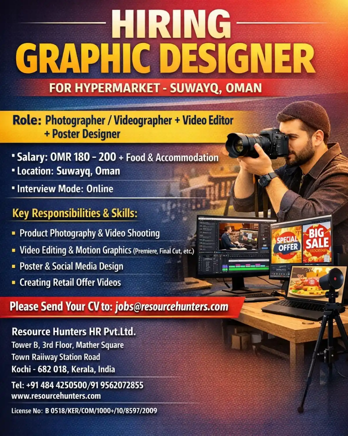 Graphic Designer Job in Oman