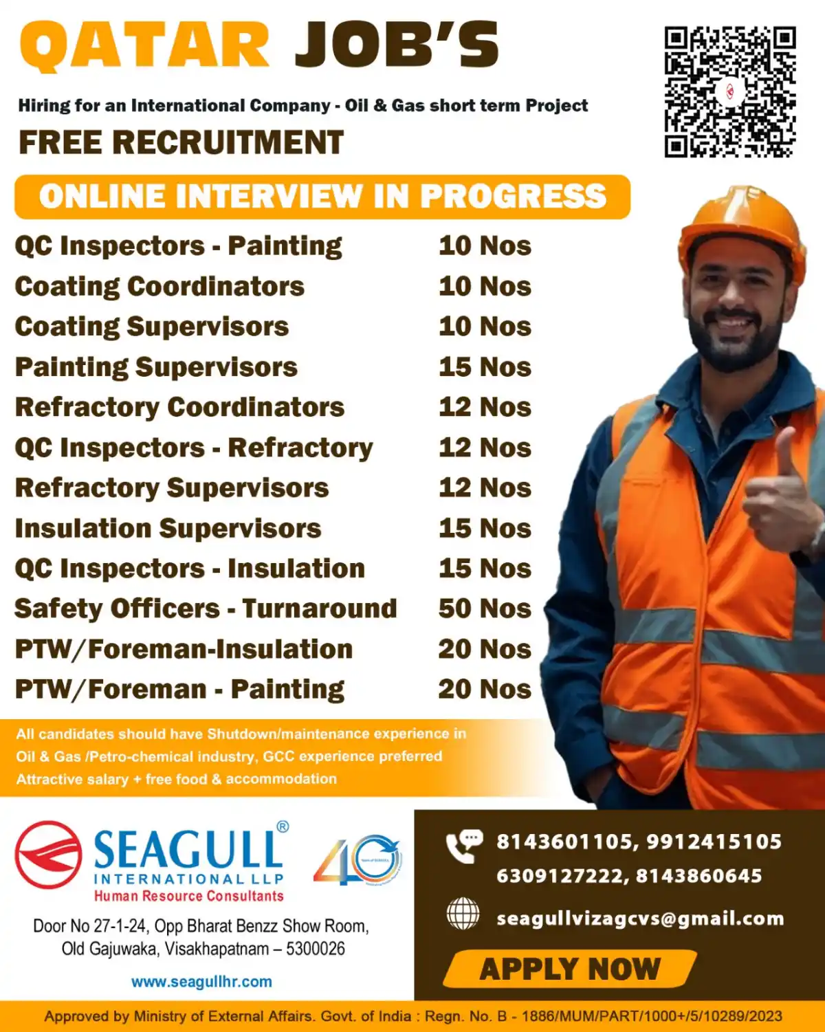 Qatar Oil & Gas Project Recruitment