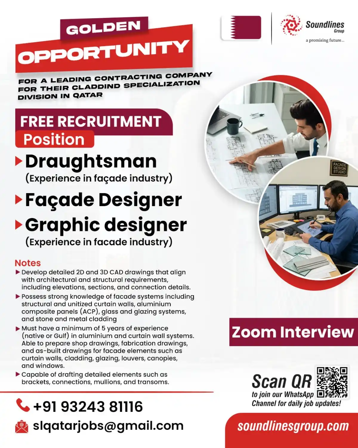 Draughtsman & Façade Designer