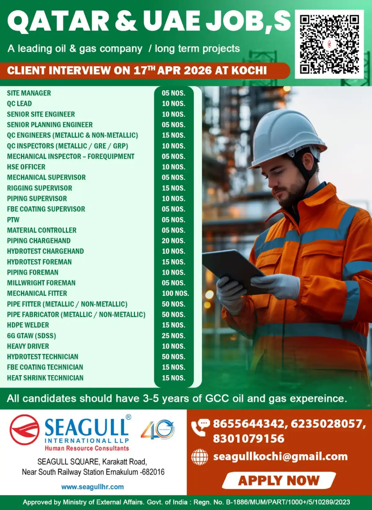 Qatar UAE Oil Gas Jobs