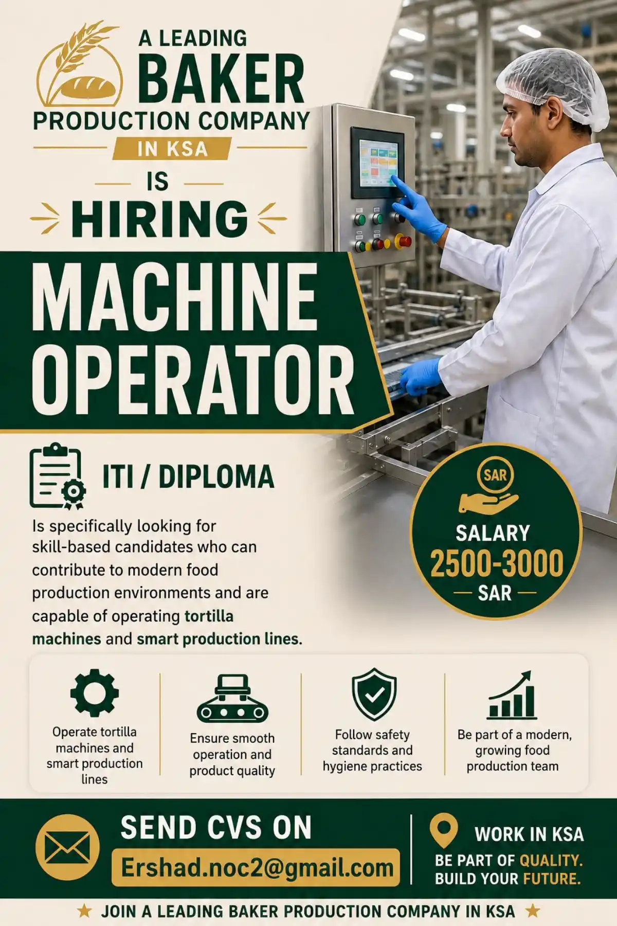 Machine Operator KSA